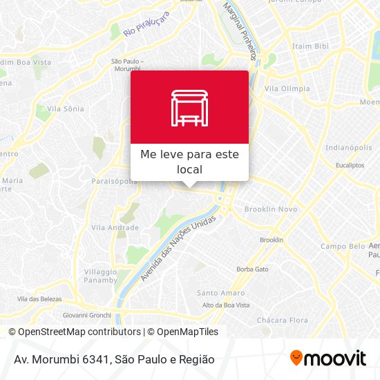 Av. Morumbi 6341 mapa