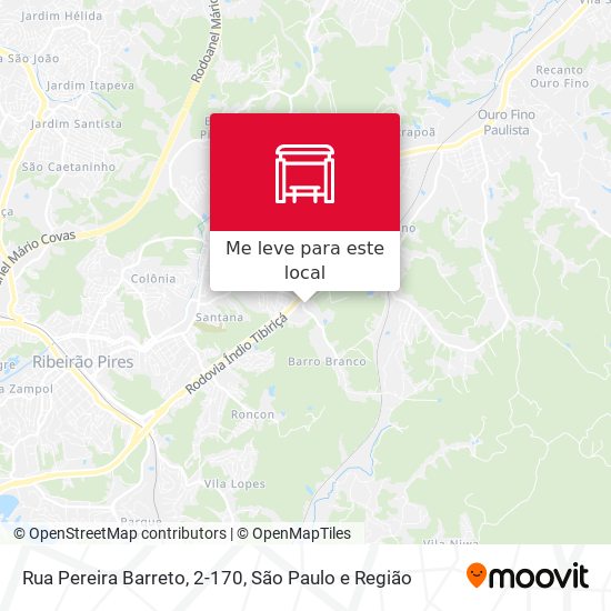 Rua Pereira Barreto, 2-170 mapa
