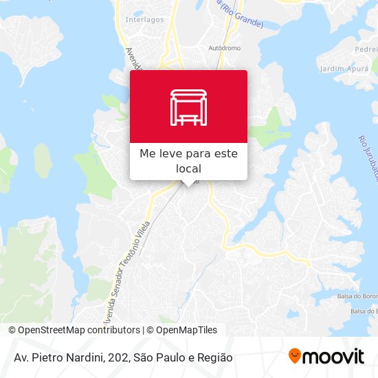 Av. Pietro Nardini, 202 mapa