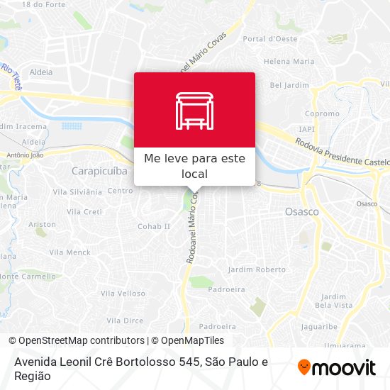 Avenida Leonil Crê Bortolosso 545 mapa