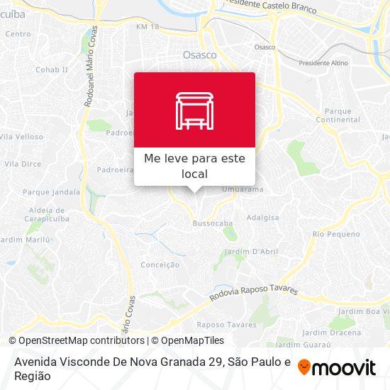 Avenida Visconde De Nova Granada 29 mapa