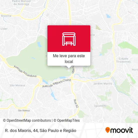 R. dos Maoris, 44 mapa
