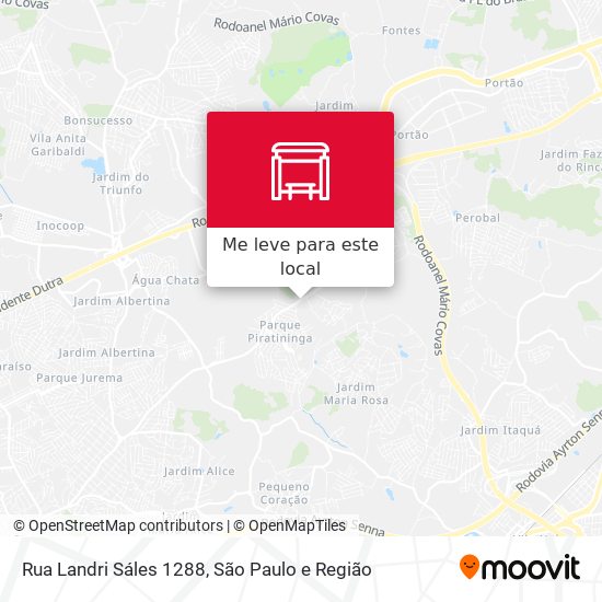 Rua Landri Sáles 1288 mapa