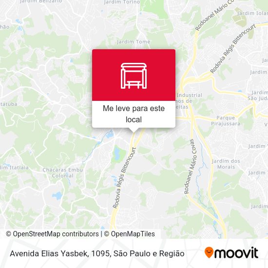 Avenida Elias Yasbek, 1095 mapa