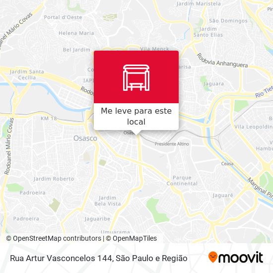 Rua Artur Vasconcelos 144 mapa