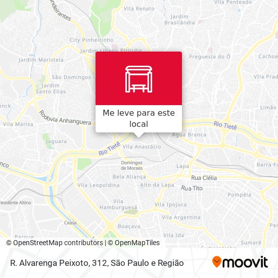 R. Alvarenga Peixoto, 312 mapa