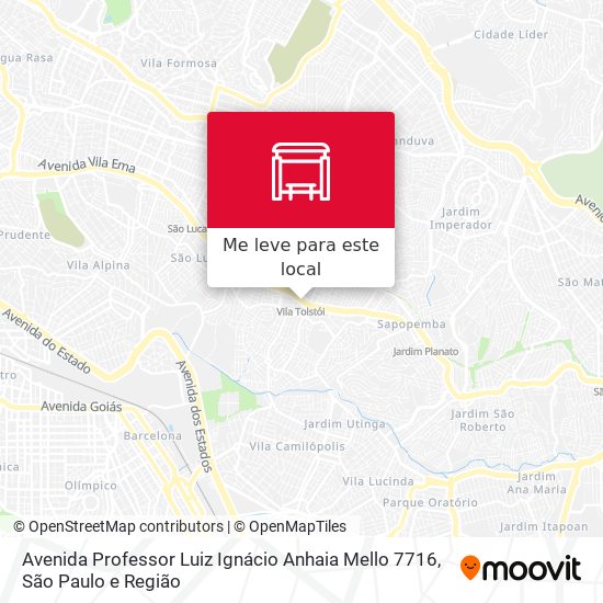 Avenida Professor Luiz Ignácio Anhaia Mello 7716 mapa