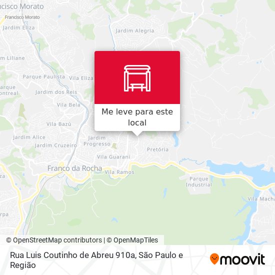 Rua Luis Coutinho de Abreu 910a mapa