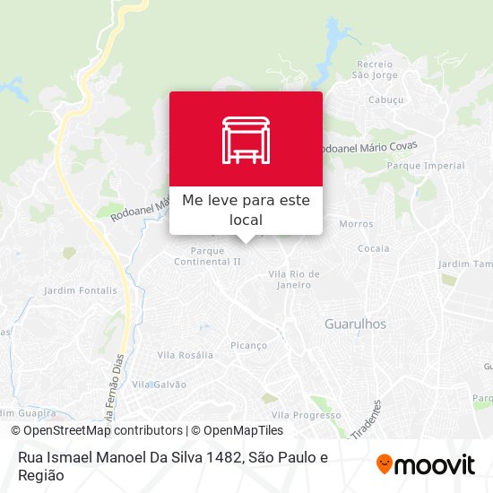 Rua Ismael Manoel Da Silva 1482 mapa