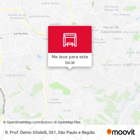 R. Prof. Demo Ghidelli, 361 mapa