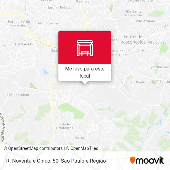 R. Noventa e Cinco, 50 mapa