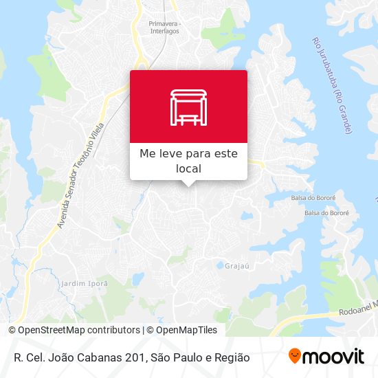R. Cel. João Cabanas 201 mapa