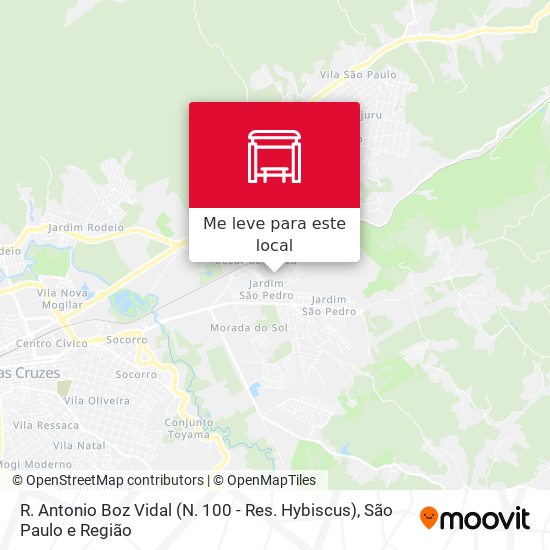 R. Antonio Boz Vidal (N. 100 - Res. Hybiscus) mapa