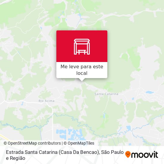 Estrada Santa Catarina (Casa Da Bencao) mapa