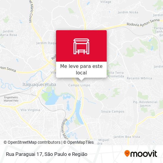 Rua Paraguai 17 mapa