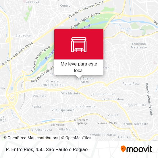 R. Entre Rios, 450 mapa