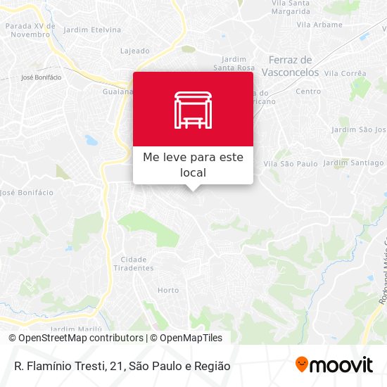 R. Flamínio Tresti, 21 mapa