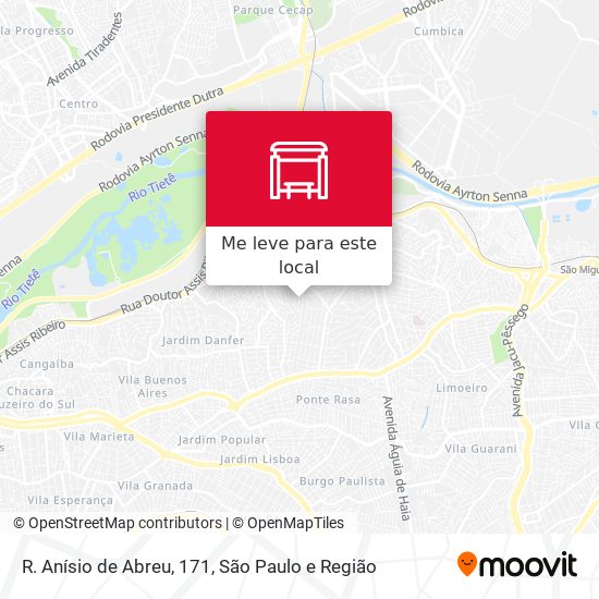 R. Anísio de Abreu, 171 mapa