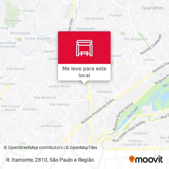 R. Itamonte, 2810 mapa