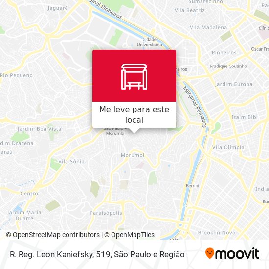 R. Reg. Leon Kaniefsky, 519 mapa