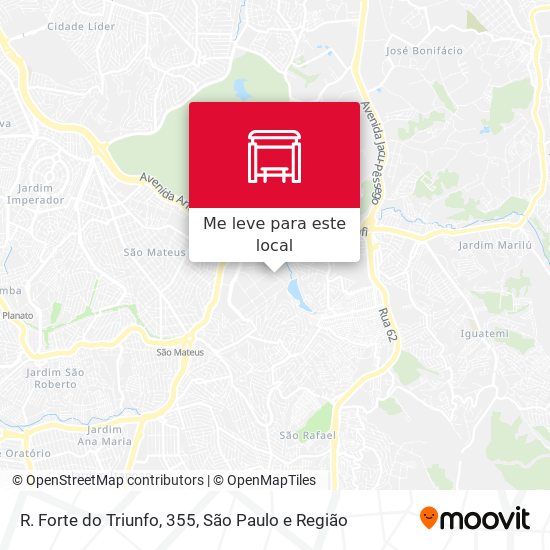 R. Forte do Triunfo, 355 mapa