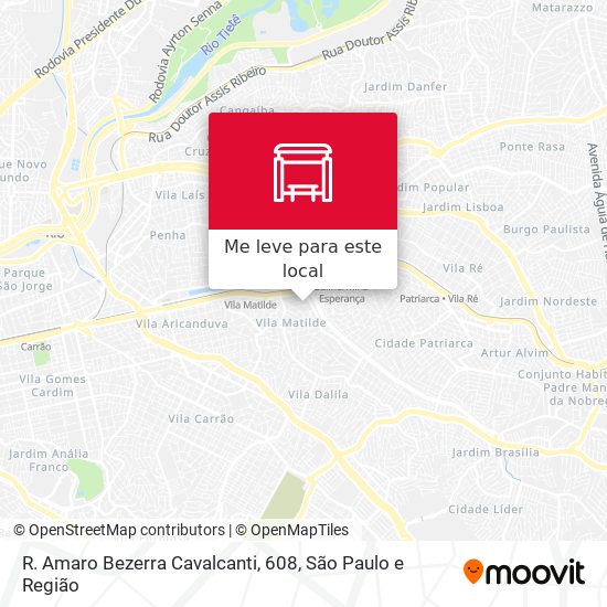 R. Amaro Bezerra Cavalcanti, 608 mapa