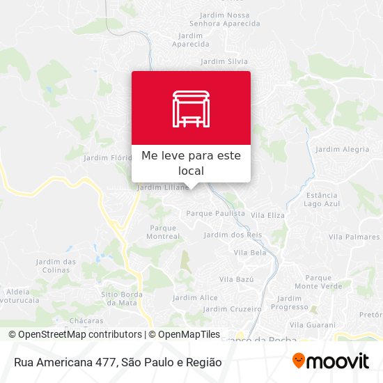 Rua Americana 477 mapa