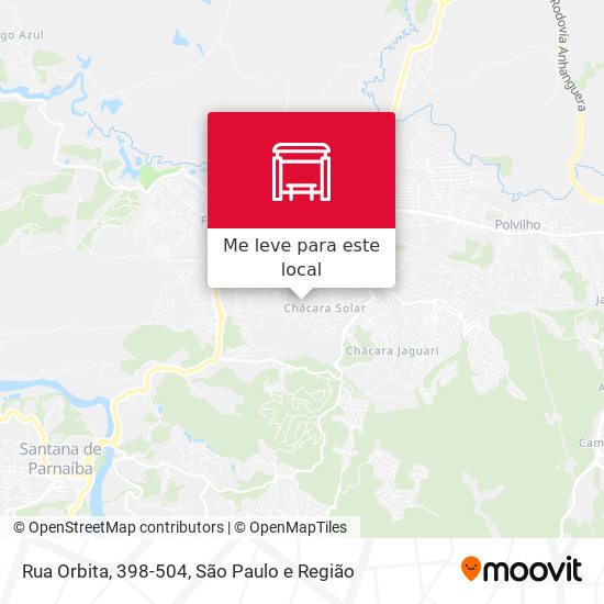Rua Orbita, 398-504 mapa