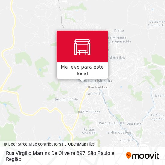 Rua Virgílio Martins De Oliveira 897 mapa