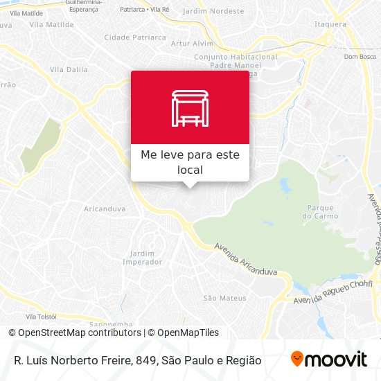 R. Luís Norberto Freire, 849 mapa