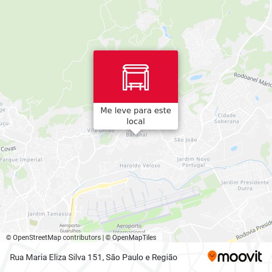 Rua Maria Eliza Silva 151 mapa