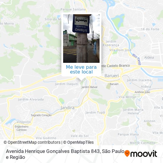 Avenida Henrique Gonçalves Baptista 843 mapa
