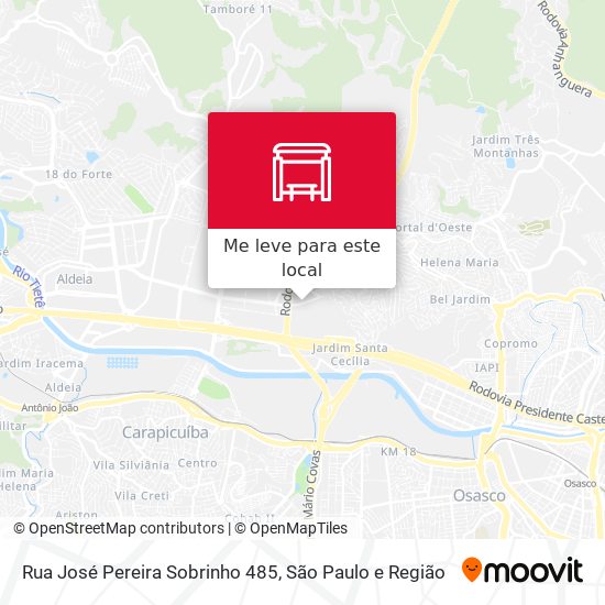 Rua José Pereira Sobrinho 485 mapa
