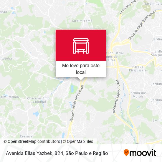Avenida Elias Yazbek, 824 mapa