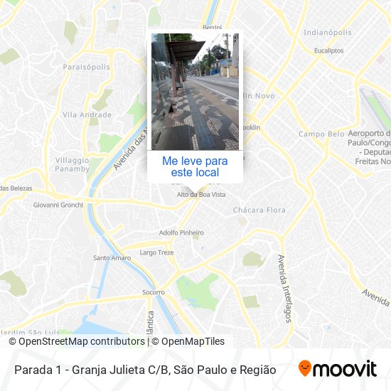 Parada 1 - Granja Julieta C/B mapa