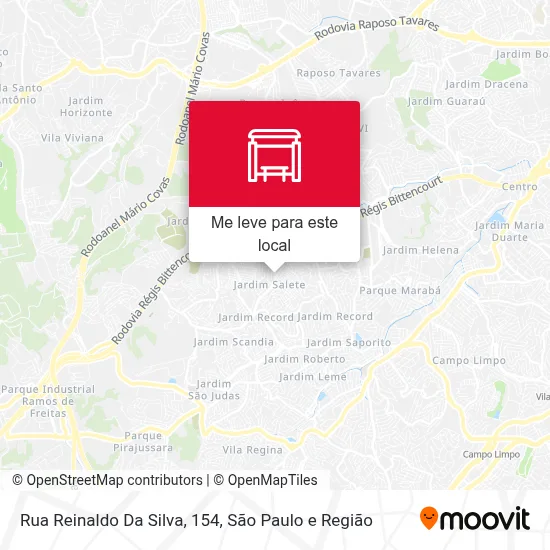 Rua Reinaldo Da Silva, 154 mapa