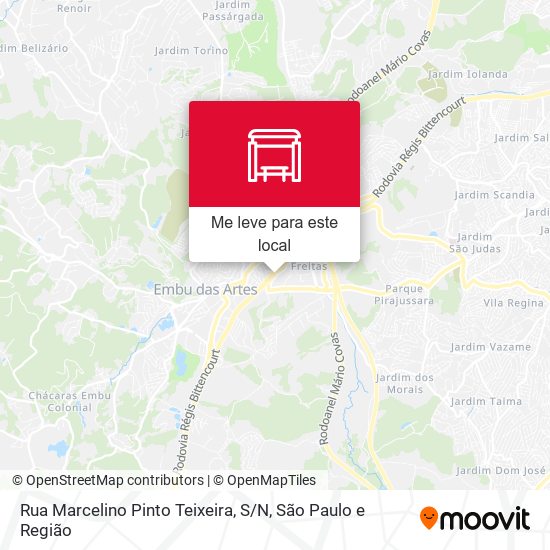 Rua Marcelino Pinto Teixeira, S / N mapa