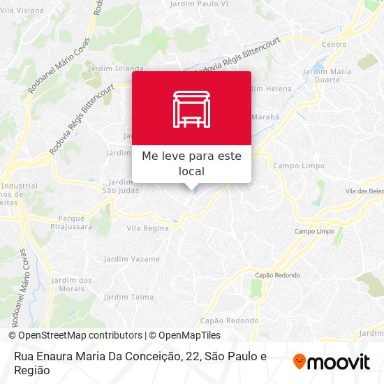 Rua Enaura Maria Da Conceição, 22 mapa