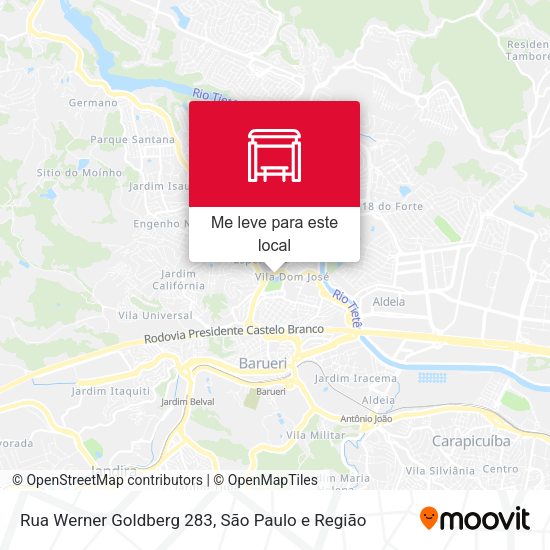 Rua Werner Goldberg 283 mapa