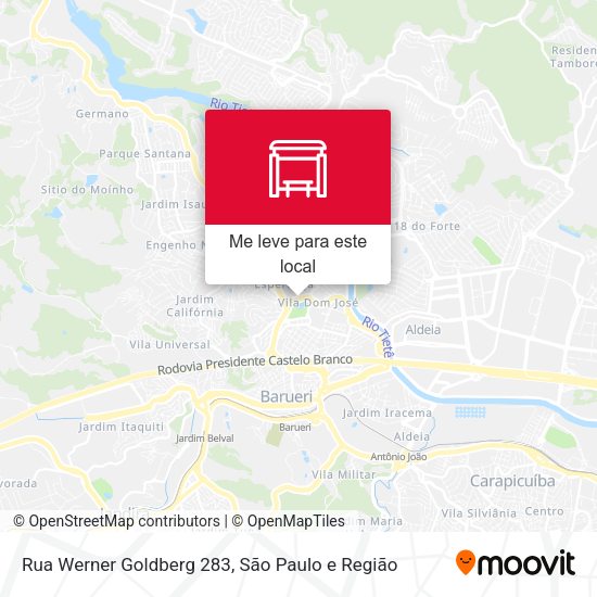 Rua Werner Goldberg 283 mapa
