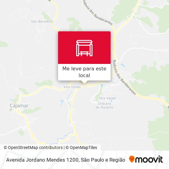 Avenida Jordano Mendes 1200 mapa