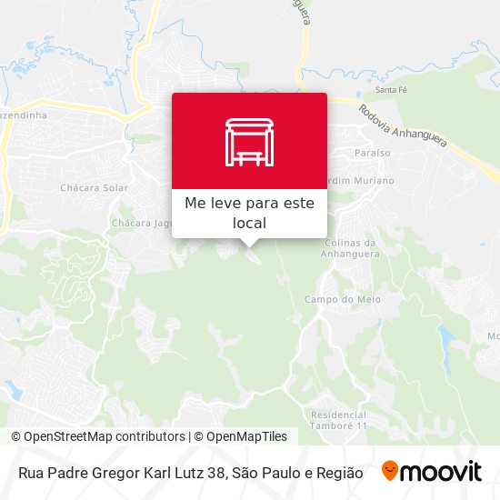Rua Padre Gregor Karl Lutz 38 mapa