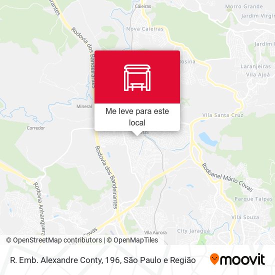 R. Emb. Alexandre Conty, 196 mapa