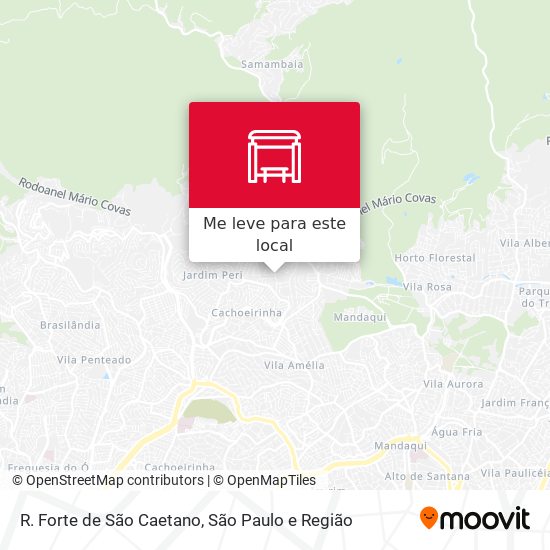 R. Forte de São Caetano mapa