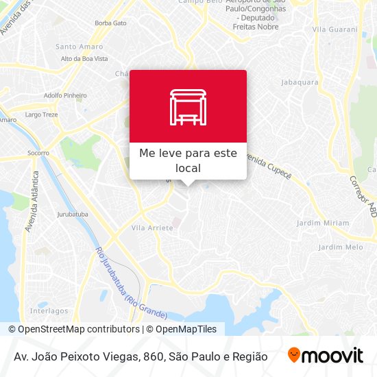 Av. João Peixoto Viegas, 860 mapa