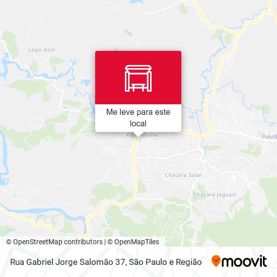 Rua Gabriel Jorge Salomão 37 mapa