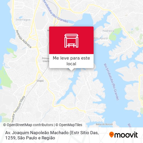 Av. Joaquim Napoleão Machado mapa