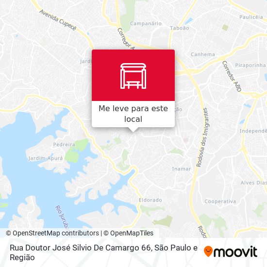 Rua Doutor José Silvio De Camargo 66 mapa