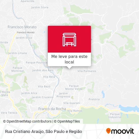 Rua Cristiano Araújo mapa