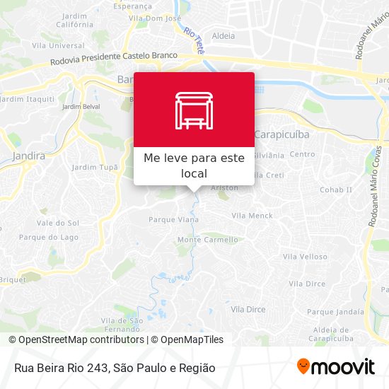 Rua Beira Rio 243 mapa